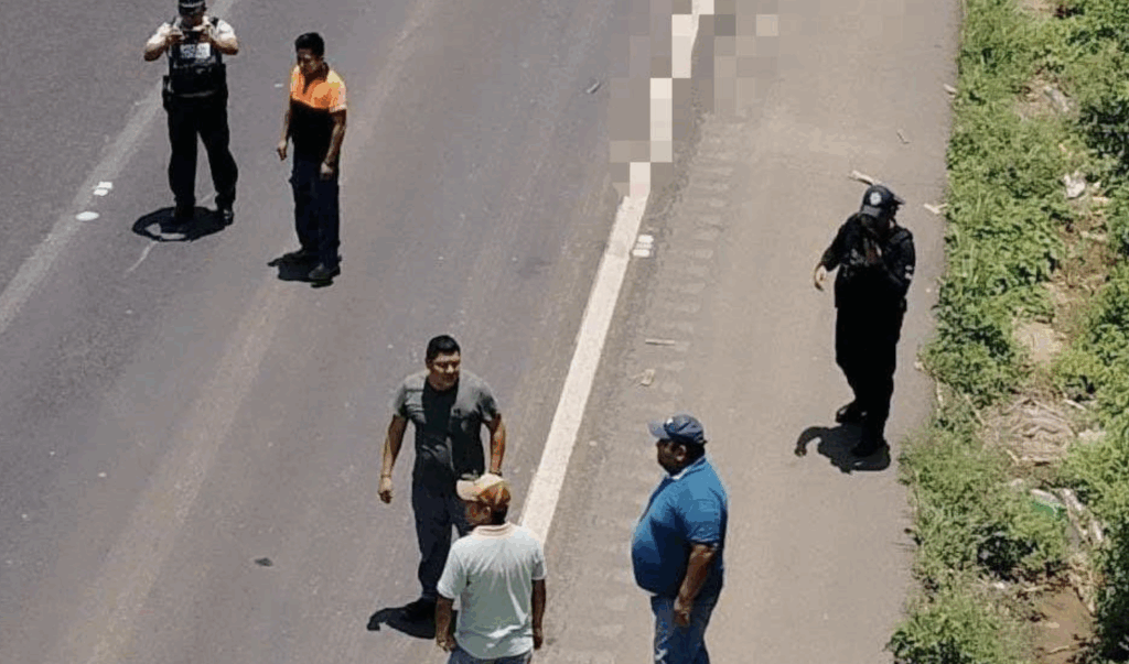 Ya fue identificado el hombre que murió atropellado en la autopista Cosoleacaque–Acayucan